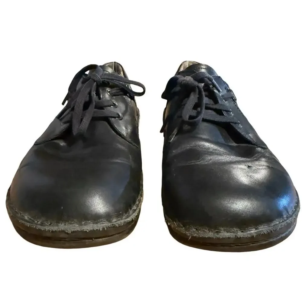 Finn Comfort Vaasa Oxford Shoes Black Lace Up Comfort Mens Casual 44 11 / 11.5